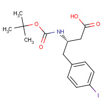 270065-71-9 BOC-(S)-3-AMINO-4-(4-IODO-PHENYL)-BUTYRIC ACID chemical structure