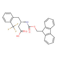 270065-75-3 FMOC-(S)-3-AMINO-4-(2-TRIFLUOROMETHYL-PHENYL)-BUTYRIC ACID chemical structure