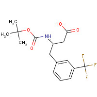 270065-77-5 BOC-(S)-3-AMINO-4-(3-TRIFLUOROMETHYL-PHENYL)-BUTYRIC ACID chemical structure