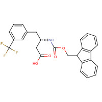 270065-78-6 FMOC-(S)-3-AMINO-4-(3-TRIFLUOROMETHYL-PHENYL)-BUTYRIC ACID chemical structure