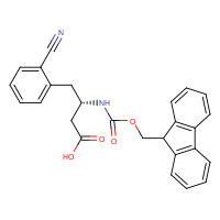 270065-84-4 FMOC-(S)-3-AMINO-4-(2-CYANO-PHENYL)-BUTYRIC ACID chemical structure