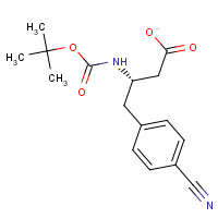 270065-89-9 BOC-(S)-3-AMINO-4-(4-CYANO-PHENYL)-BUTYRIC ACID chemical structure