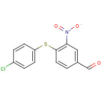 270262-96-9 4-(4-CHLOROPHENYLTHIO)-3-NITROBENZALDEHYDE chemical structure