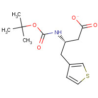 270263-00-8 BOC-(S)-3-AMINO-4-(3-THIENYL)-BUTYRIC ACID chemical structure