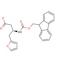 270263-07-5 FMOC-(S)-3-AMINO-4-(2-FURYL)-BUTYRIC ACID chemical structure