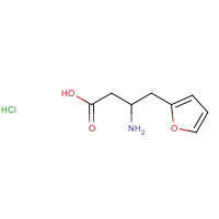 270596-32-2 (R)-3-AMINO-4-(2-FURYL)BUTANOIC ACID HYDROCHLORIDE chemical structure