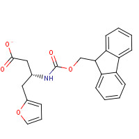270596-34-4 FMOC-(R)-3-AMINO-4-(2-FURYL)-BUTYRIC ACID chemical structure
