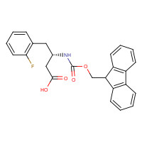 270596-49-1 FMOC-(S)-3-AMINO-4-(2-FLUORO-PHENYL)-BUTYRIC ACID chemical structure