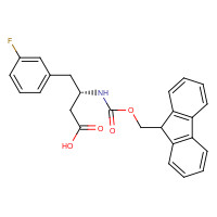 270596-52-6 FMOC-(S)-3-AMINO-4-(3-FLUORO-PHENYL)-BUTYRIC ACID chemical structure