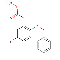 282536-92-9 METHYL 2-(2-(BENZYLOXY)-5-BROMOPHENYL)ACETATE chemical structure