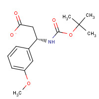 284493-53-4 3-(BOC-AMINO)-3-(3-METHOXYPHENYL)PROPIONIC ACID chemical structure