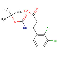284493-64-7 3-N-Boc-3-(2,3-dichlorophenyl)propionic acid chemical structure
