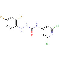 286436-18-8 N1-(2,6-DICHLORO-4-PYRIDYL)-2-(2,4-DIFLUOROPHENYL)HYDRAZINE-1-CARBOXAMIDE chemical structure