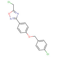 286841-02-9 3-[4-[(4-CHLOROBENZYL)OXY]PHENYL]-5-(CHLOROMETHYL)-1,2,4-OXADIAZOLE chemical structure