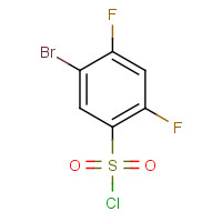287172-61-6 5-BROMO-2,4-DIFLUOROBENZENESULFONYL CHLORIDE chemical structure