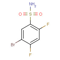 287172-65-0 5-BROMO-2,4-DIFLUOROBENZENESULFONAMIDE chemical structure