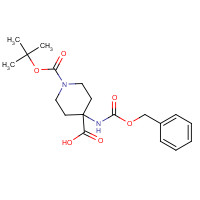 288154-16-5 4-BENZYLOXYCARBONYLAMINO-PIPERIDINE-1,4-DICARBOXYLIC ACID MONO-TERT-BUTYL ESTER chemical structure