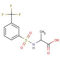 288266-54-6 (N-(3-TRIFLUOROMETHYL)BENZENESULFONYL)ALANINE chemical structure