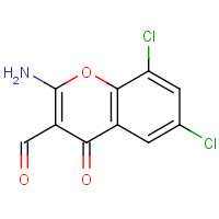 288399-45-1 2-Amino-6,8-dichloro-3-formylchromone chemical structure