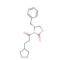 289677-10-7 (R)-4-BENZYL-3-(3-CYCLOPENTYL-PROPIONYL)-OXAZOLIDIN-2-ONE chemical structure