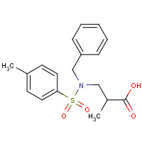 301320-51-4 3-[BENZYL-(TOLUENE-4-SULFONYL)-AMINO]-2-METHYL-PROPIONIC ACID chemical structure