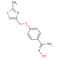 306935-19-3 N'-HYDROXY-4-[(2-METHYL-1,3-THIAZOL-4-YL)METHOXY]BENZENECARBOXIMIDAMIDE chemical structure