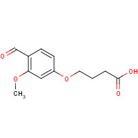 309964-23-6 4-(4-FORMYL-3-METHOXY-PHENOXY)-BUTYRIC ACID chemical structure