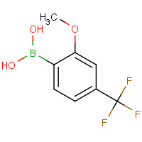 312936-89-3 2-METHOXY-4-(TRIFLUOROMETHYL)-PHENYLBORONIC ACID chemical structure