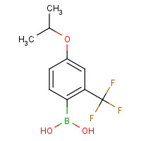 313545-40-3 4-ISOPROPOXY-2-(TRIFLUOROMETHYL)PHENYLBORONIC ACID chemical structure