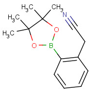 325141-71-7 (2-CYANOMETHYLPHENYL)BORONIC ACID,PINACOL ESTER chemical structure