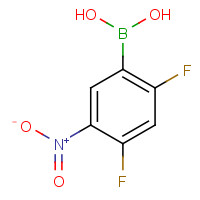 325786-11-6 2,4-DIFLUORO-5-NITROPHENYLBORONIC ACID chemical structure