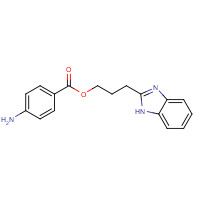 328117-25-5 4-AMINO-BENZOIC ACID 3-(1 H-BENZOIMIDAZOL-2-YL)-PROPYL ESTER chemical structure