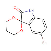 332073-48-0 5-BROMO-3,3-(PROPYLENEDIOXO)-1,3-DIHYDRO-INDOLE-2-ONE chemical structure