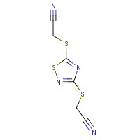 332110-36-8 3,5-BIS(CYANOMETHYLTHIO)-1,2,4-THIADIAZOLE chemical structure