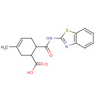 332410-15-8 6-(BENZOTHIAZOL-2-YLCARBAMOYL)-3-METHYL-CYCLOHEX-3-ENECARBOXYLIC ACID chemical structure