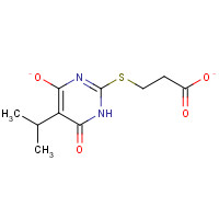 337499-88-4 3-(4-HYDROXY-5-ISOPROPYL-6-OXO-1,6-DIHYDRO-PYRIMIDIN-2-YLSULFANYL)-PROPIONIC ACID chemical structure