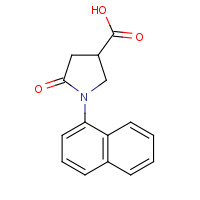 340319-91-7 1-NAPHTHALEN-1-YL-5-OXO-PYRROLIDINE-3-CARBOXYLIC ACID chemical structure
