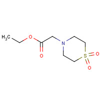 343334-01-0 ETHYL 2-(1,1-DIOXO-1LAMBDA6,4-THIAZINAN-4-YL)ACETATE chemical structure