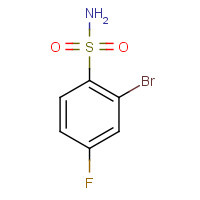 351003-60-6 2-BROMO-4-FLUOROBENZENESULFONAMIDE chemical structure