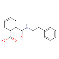 351982-48-4 6-PHENETHYLCARBAMOYL-CYCLOHEX-3-ENECARBOXYLIC ACID chemical structure