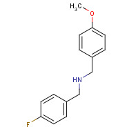 355815-47-3 (4-FLUORO-BENZYL)-(4-METHOXY-BENZYL)-AMINE chemical structure