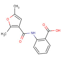 357420-38-3 2-[(2,5-DIMETHYL-FURAN-3-CARBONYL)-AMINO]-BENZOIC ACID chemical structure