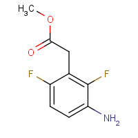 361336-80-3 (3-AMINO-2,6-DIFLUORO-PHENYL)-ACETIC ACID METHYL ESTER chemical structure