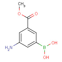 380430-56-8 3-AMINO-5-METHOXYCARBONYLPHENYLBORONIC ACID,HCL chemical structure