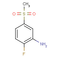 387358-51-2 2-FLUORO-5-(METHYLSULFONYL)ANILINE chemical structure