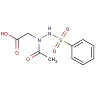 389070-77-3 (2-BENZENESULFONYLAMINO-ACETYLAMINO)-ACETIC ACID chemical structure