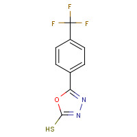 389120-03-0 5-[4-(TRIFLUOROMETHYL)PHENYL]-1,3,4-OXADIAZOLE-2-THIOL chemical structure