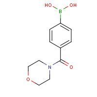 389621-84-5 4-(MORPHOLINE-4-CARBONYL)PHENYLBORONIC ACID chemical structure