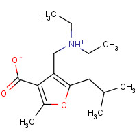 435341-96-1 4-DIETHYLAMINOMETHYL-5-ISOBUTYL-2-METHYL-FURAN-3-CARBOXYLIC ACID chemical structure
