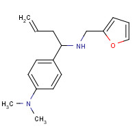 435342-01-1 (4-(1-[(FURAN-2-YLMETHYL)-AMINO]-BUT-3-ENYL)-PHENYL)-DIMETHYL-AMINE chemical structure